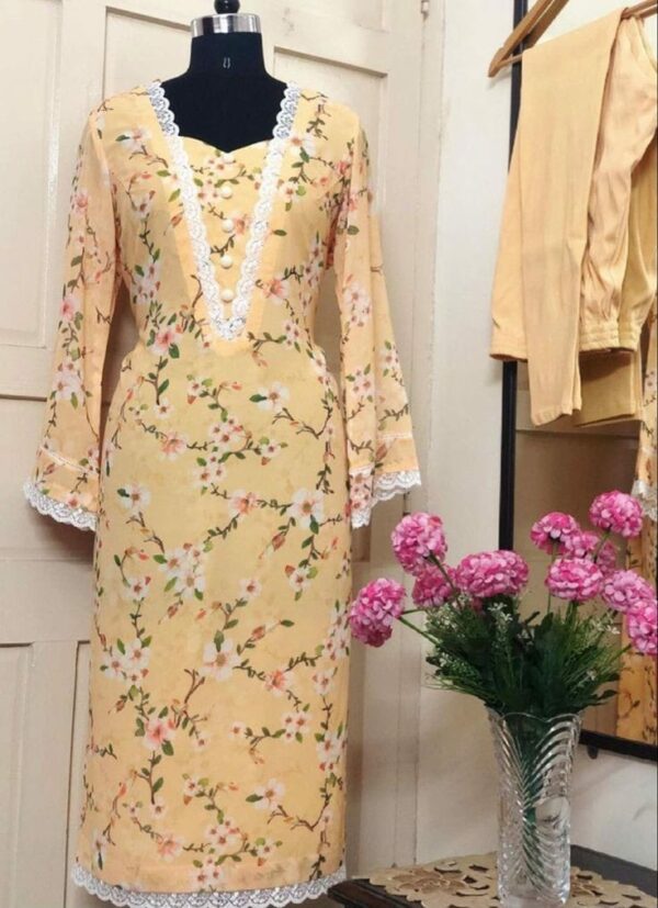 Cotton Digital Print Three Piece
