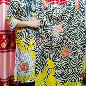 Premium Cotton Digital Print Three Piece