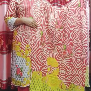 Premium Cotton Digital Print Three Piece
