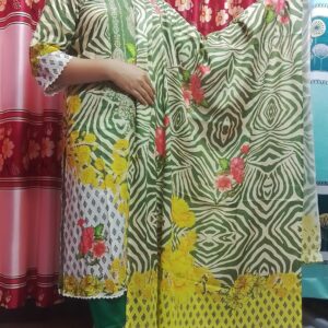 Premium Cotton Digital Print Three Piece