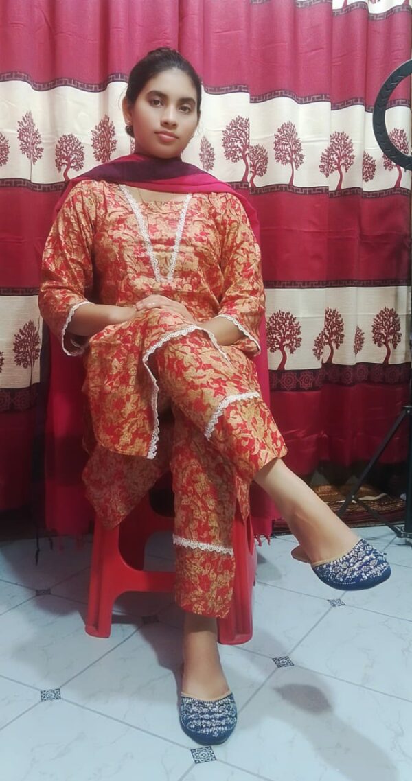 Premium Cotton Print Three Piece - Image 2