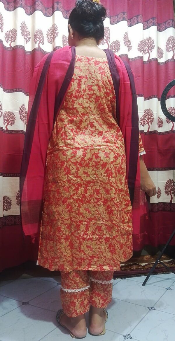 Premium Cotton Print Three Piece - Image 4