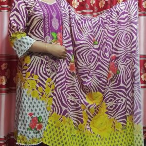 Premium Cotton Digital Print Three Piece