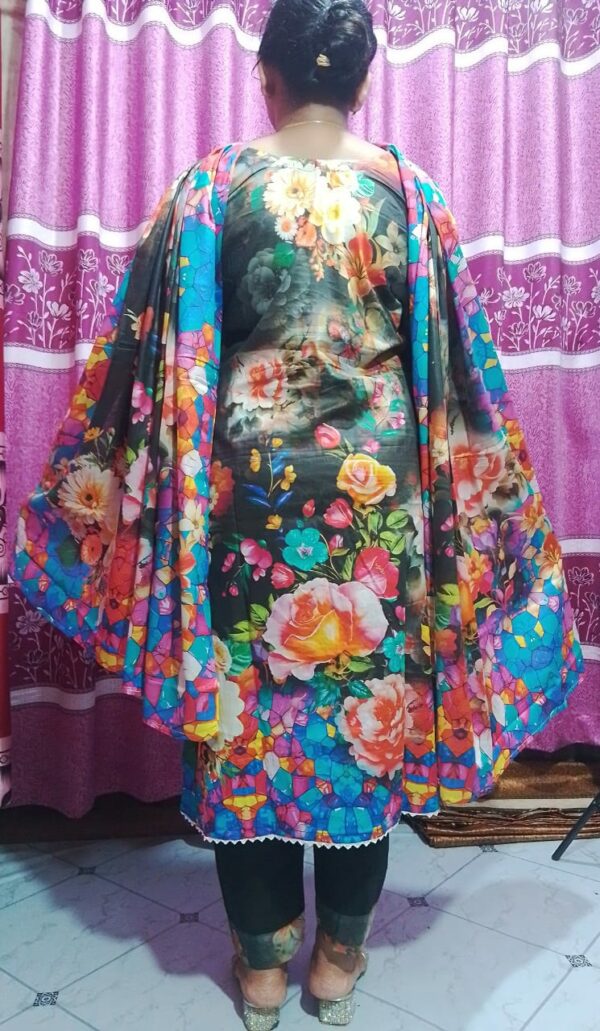 Premium Cotton Digital Print Three Piece - Image 6