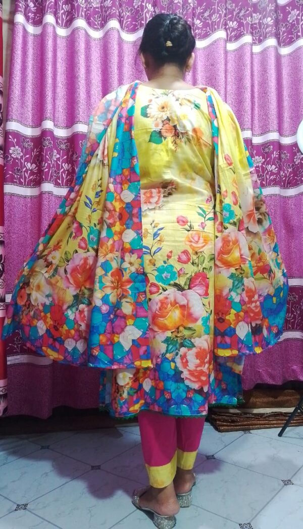 Premium Cotton Digital Print Three Piece - Image 3