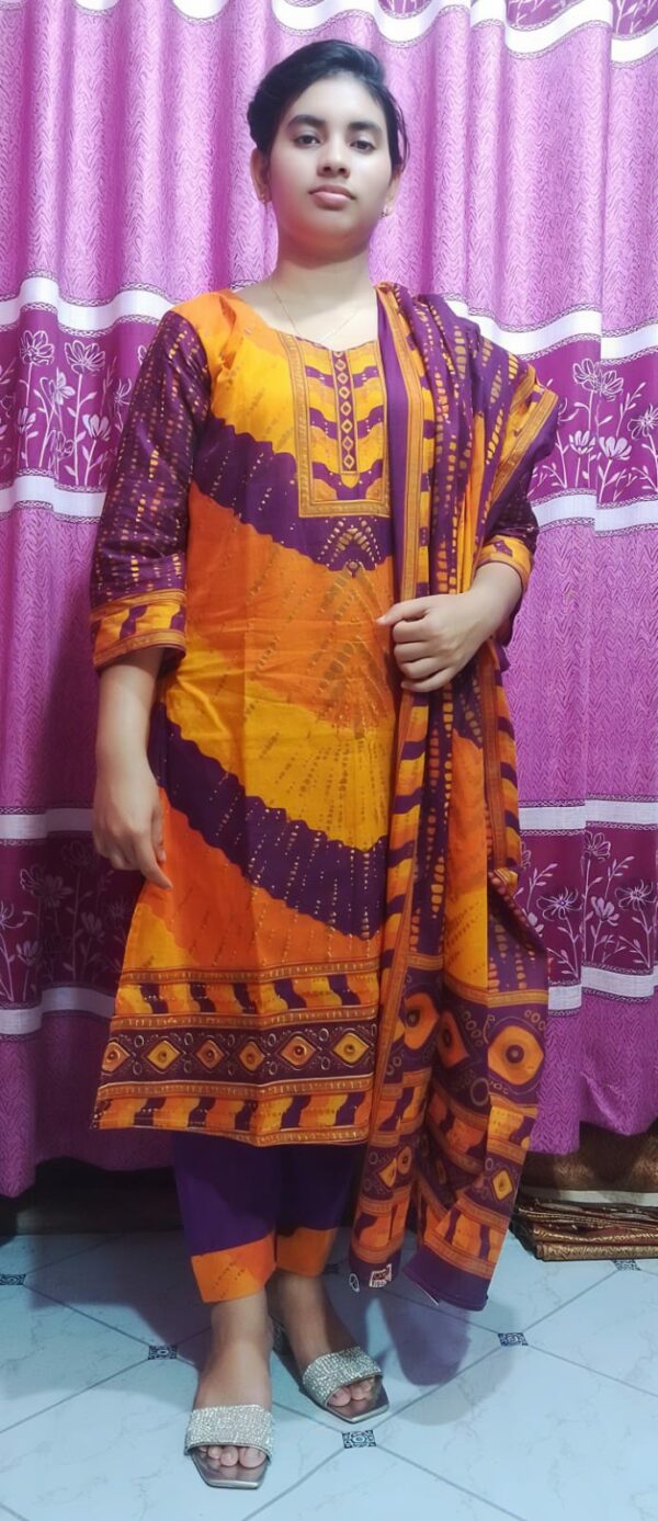 Premium Cotton Print Three Piece