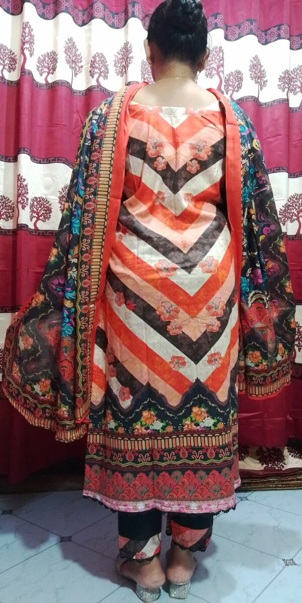 Premium Cotton Digital Print Three Piece - Image 3
