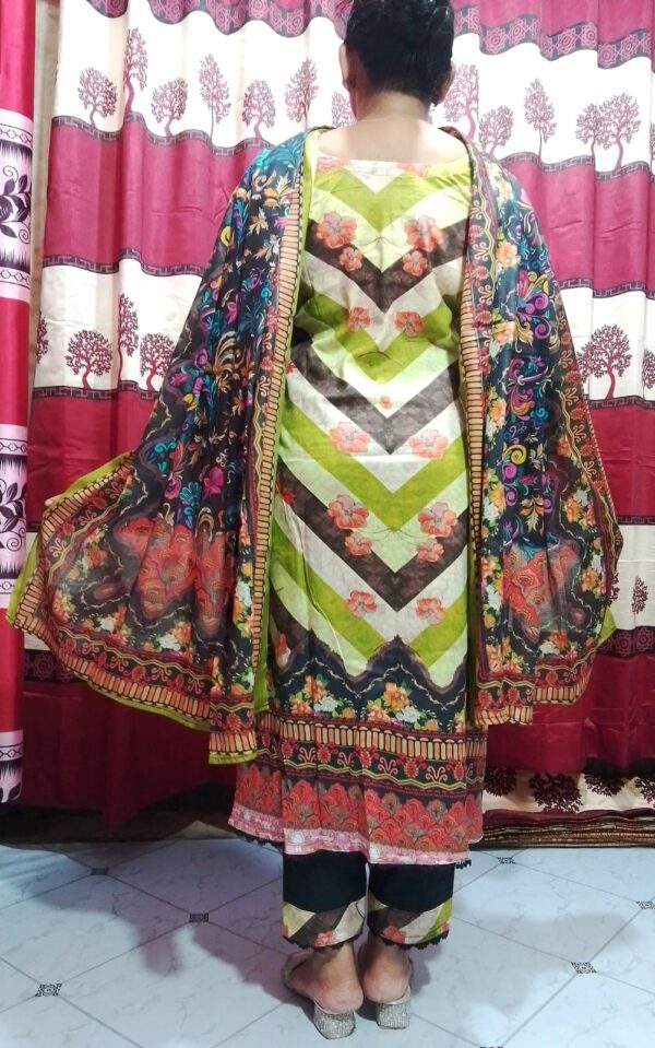 Premium Cotton Digital Print Three Piece - Image 2