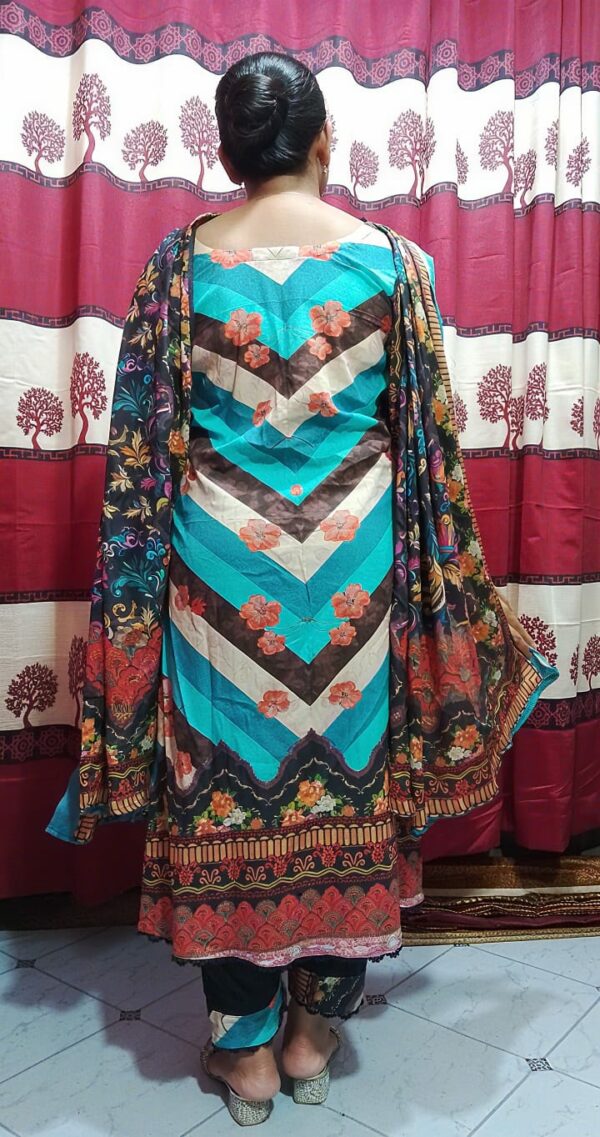 Premium Cotton Digital Print Three Piece - Image 3