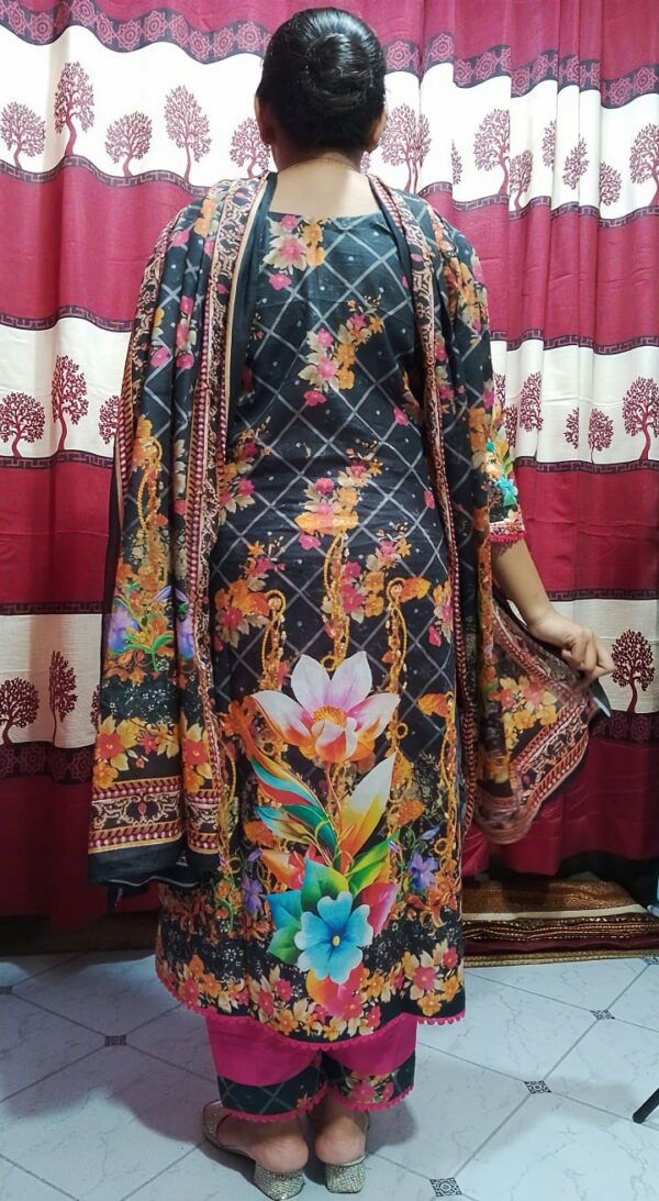 Premium Cotton Digital Print Three Piece - Image 3