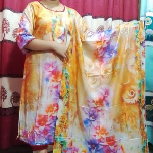 Premium Cotton Digital Print Three Piece