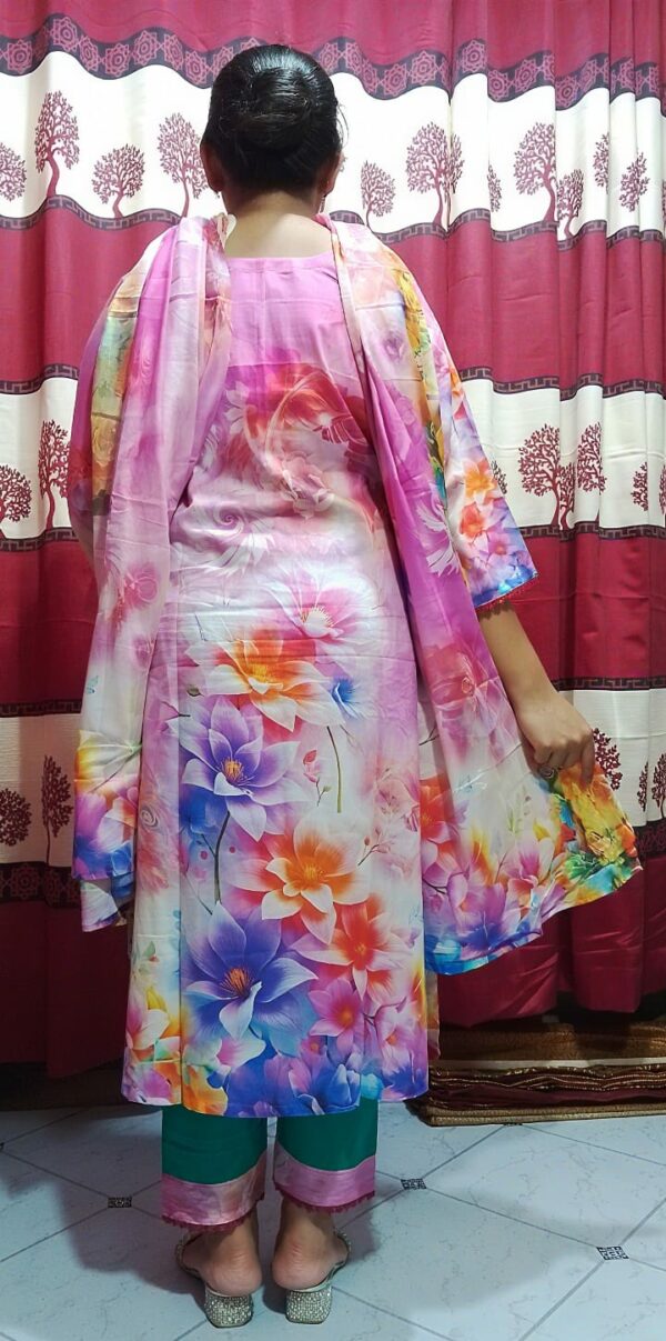Premium Cotton Digital Print Three Piece - Image 3