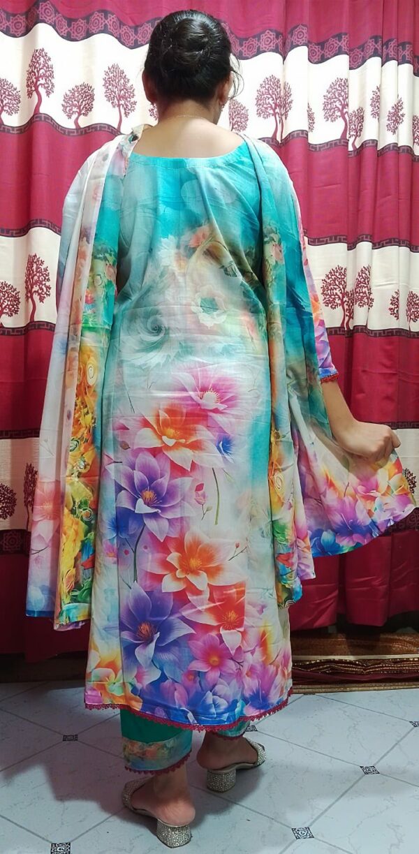 Premium Cotton Digital Print Three Piece - Image 3