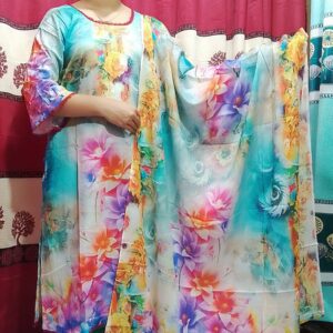 Premium Cotton Digital Print Three Piece