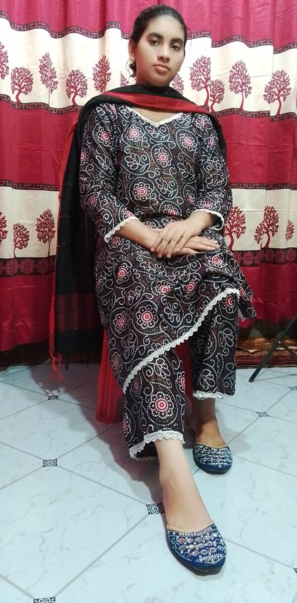 Premium Cotton Print Three Piece