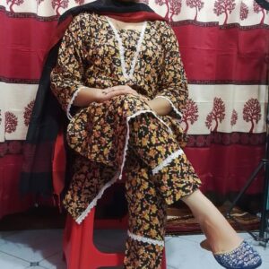 Premium Cotton Print Three Piece
