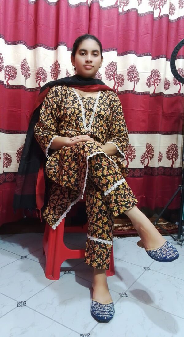 Premium Cotton Print Three Piece