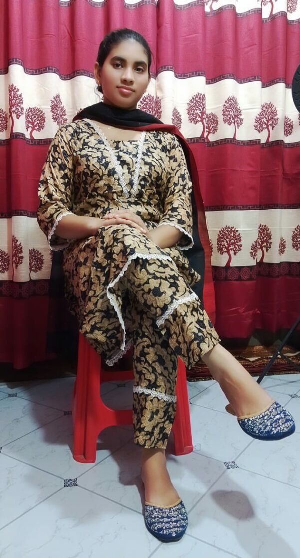Premium Cotton Print Three Piece