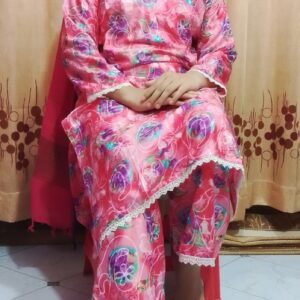Premium Cotton Print Three Piece