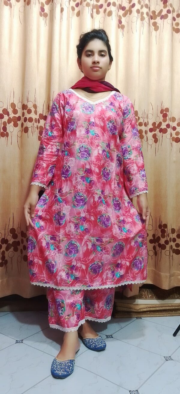 Premium Cotton Print Three Piece - Image 3