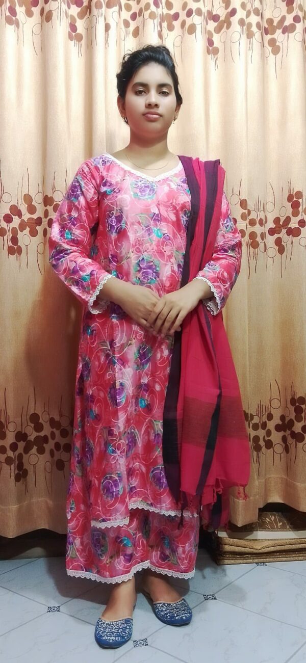 Premium Cotton Print Three Piece - Image 5
