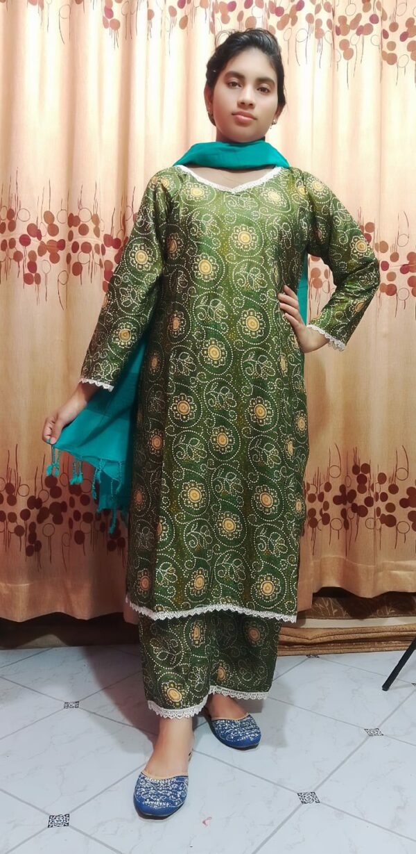 Premium Cotton Print Three Piece - Image 4