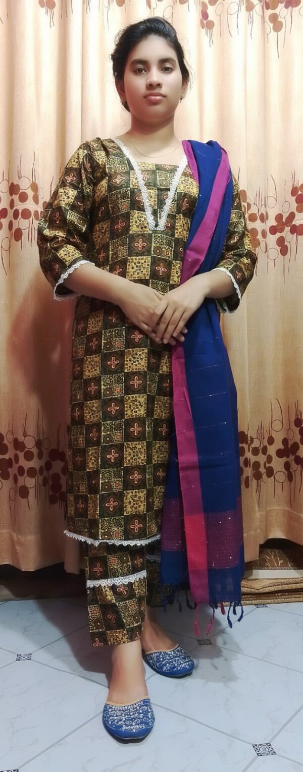 Premium Cotton Print Three Piece - Image 4